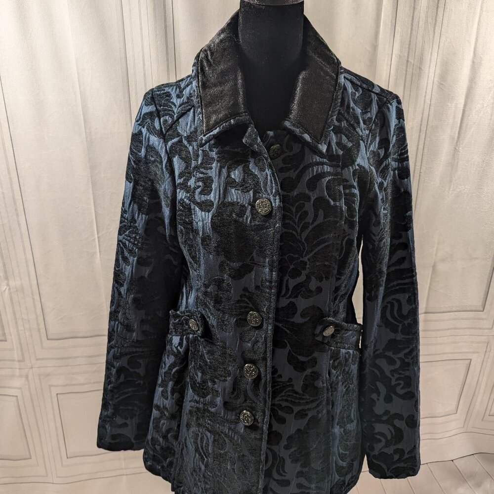Free People Velvet Tapestry Coat